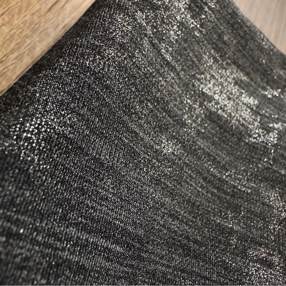 Lululemon High Rise Wunder Under Silver Gray Metallic Leggings Size 0 - Picture 7 of 7